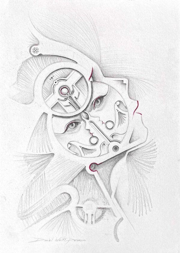 Your Choice or Choosen For You - Graphite drawing made by Daniel Wulff Petersen
